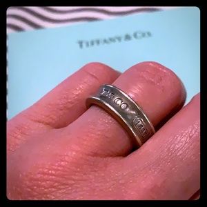 T & Co silver ring